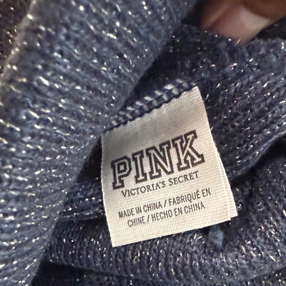 PINK Victoria's Secret Black and Sparkly Gray Beanie Duo - Picture 6 of 7